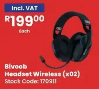 Africa Cash and Carry Bivoob Headset Wireless offer