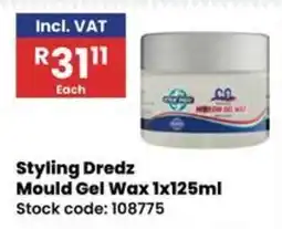 Africa Cash and Carry Styling Dredz Mould Gel Wax offer
