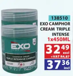 Arrow Cash And Carry EXO CAMPHOR CREAM TRIPLE INTENSE offer
