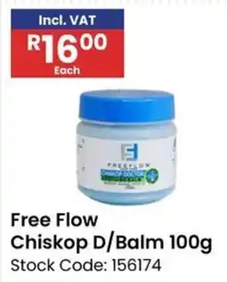 Africa Cash and Carry Free Flow Chiskop D/Balm offer