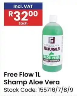 Africa Cash and Carry Free Flow Naturals Aloe Vera Family Shampoo offer