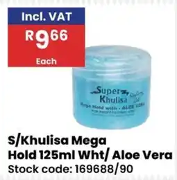 Africa Cash and Carry Super Khulisa Mega Hold with Aloe Vera offer