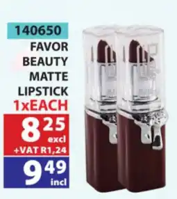 Arrow Cash And Carry Favor Beauty Matte Lipstick offer