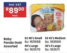 Africa Cash and Carry Baby Panda Gold Assorted offer