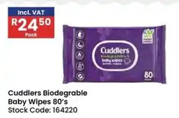 Africa Cash and Carry Cuddlers Biodegradable Baby Wipes offer