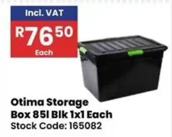 Africa Cash and Carry Otima Storage Box 85l Blk offer