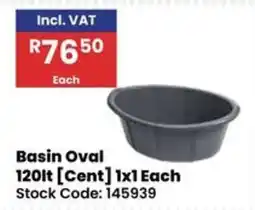 Africa Cash and Carry Basin Oval offer