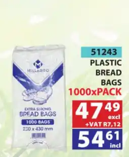Arrow Cash And Carry Millagro Plastic Bread Bags offer