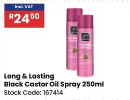 Africa Cash and Carry Long & Lasting Black Castor Oil Spray offer