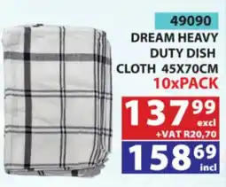 Arrow Cash And Carry DREAM HEAVY DUTY DISH CLOTH offer