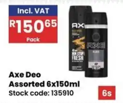 Africa Cash and Carry Axe Deo Assorted offer