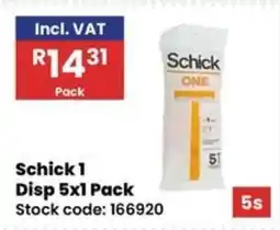 Africa Cash and Carry Schick ONE offer