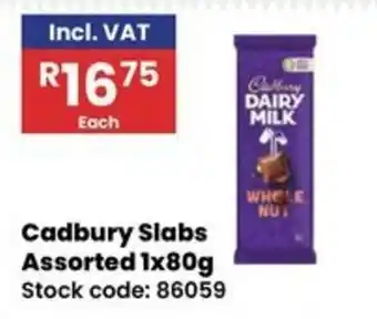 Africa Cash and Carry Cadbury Slabs Assorted offer