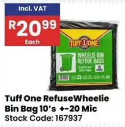 Africa Cash and Carry Tuff One RefuseWheelie Bin Bag offer