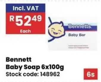 Africa Cash and Carry Bennett Baby Soap offer