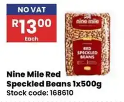 Africa Cash and Carry Nine Mile Red Speckled Beans offer