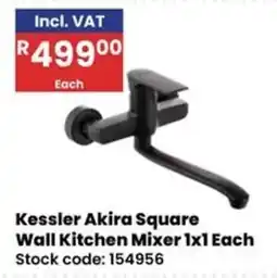 Africa Cash and Carry Kessler Akira Square Wall Kitchen Mixer offer
