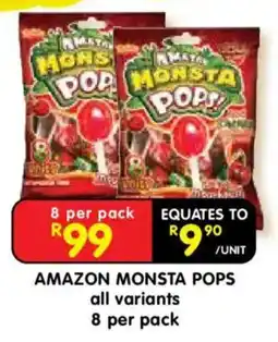 Shoprite Amazon Monsta Pops offer