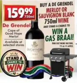 Prestons De Grendel Cape of Good Hope Merlot offer