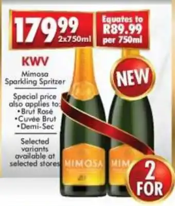 KWW Mimosa Sparkling Spritzer