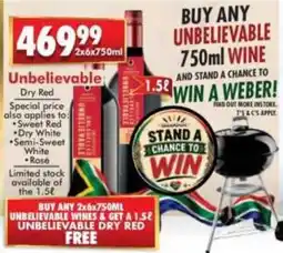 Prestons Unbelievable Dry Red offer