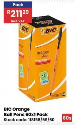 Africa Cash and Carry BIC Orange Ball Pens offer