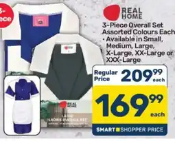 Pick n Pay REAL HOME 3-Piece Overall Set Assorted offer