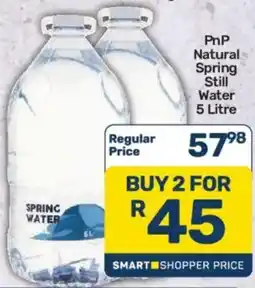 Pick n Pay PnP Natural Spring Still Water offer
