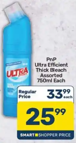Pick n Pay PnP Ultra Efficient Thick Bleach Assorted offer