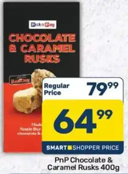 Pick n Pay PnP Chocolate & Caramel Rusks offer