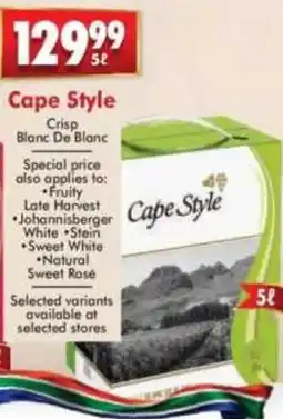Prestons Cape Style Crisp Blanc De Blanc offer
