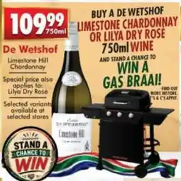 Prestons De Wetshof Limestone Hill Chardonnay offer