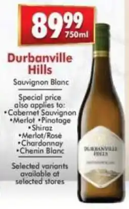 Prestons Durbanville Hills Sauvignon Blanc offer