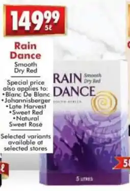 Prestons Rain Dance Smooth Dry Red offer