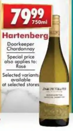 Prestons Hartenberg Doorkeeper Chardonnay offer
