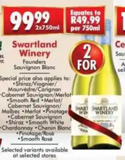 Prestons Swartland Winery Founders Sauvignon Blanc offer