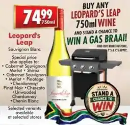 Prestons Leopard's Leap Sauvignon Blanc offer
