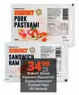Checkers Eskort Sliced Pastrami/Sandwich/Gypsy/Gammon/Cooked Ham offer