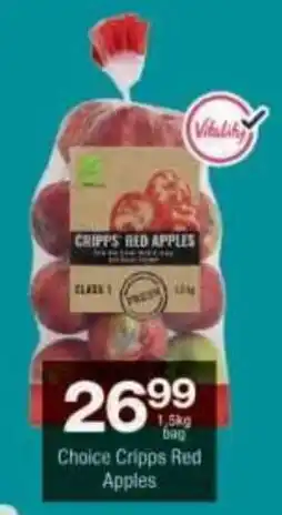 Checkers Choice Cripps Red Apples offer