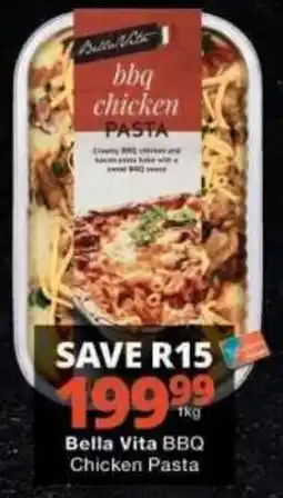 Checkers Bella Vita BBQ Chicken Pasta offer