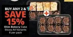 Checkers Olim Bakery Cake Slices offer
