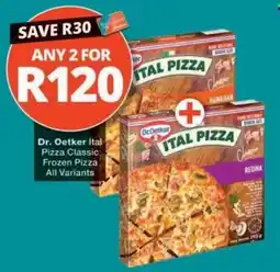 Checkers Dr. Oetker Ital Pizza Classic Frozen Pizza offer
