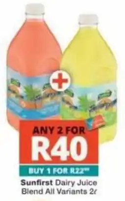 Checkers Sunfirst Dairy Juice Blend offer