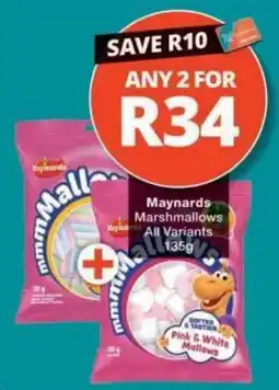 Checkers Maynards Marshmallows All Variants offer