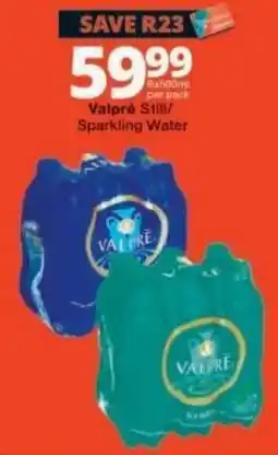 Checkers Valpré Still/Sparkling Water offer