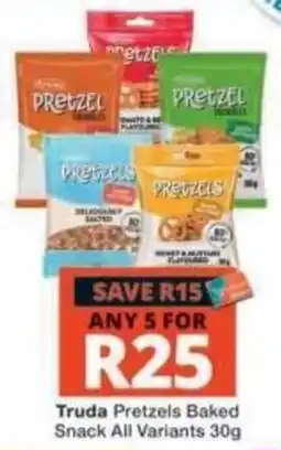 Checkers Truda Pretzels Baked Snack offer