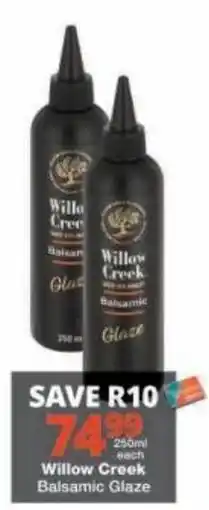 Checkers Willow Creek Balsamic Glaze offer