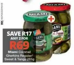 Checkers Miami Cocktail Gherkins offer