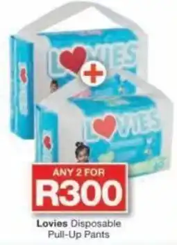 Checkers Lovies Disposable Pull-Up Pants offer