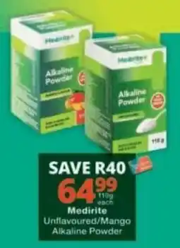 Checkers Medirite Alkaline Powder offer